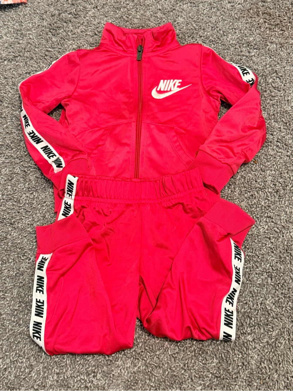 Nike Kids' Pink Track Jacket & Pants Set